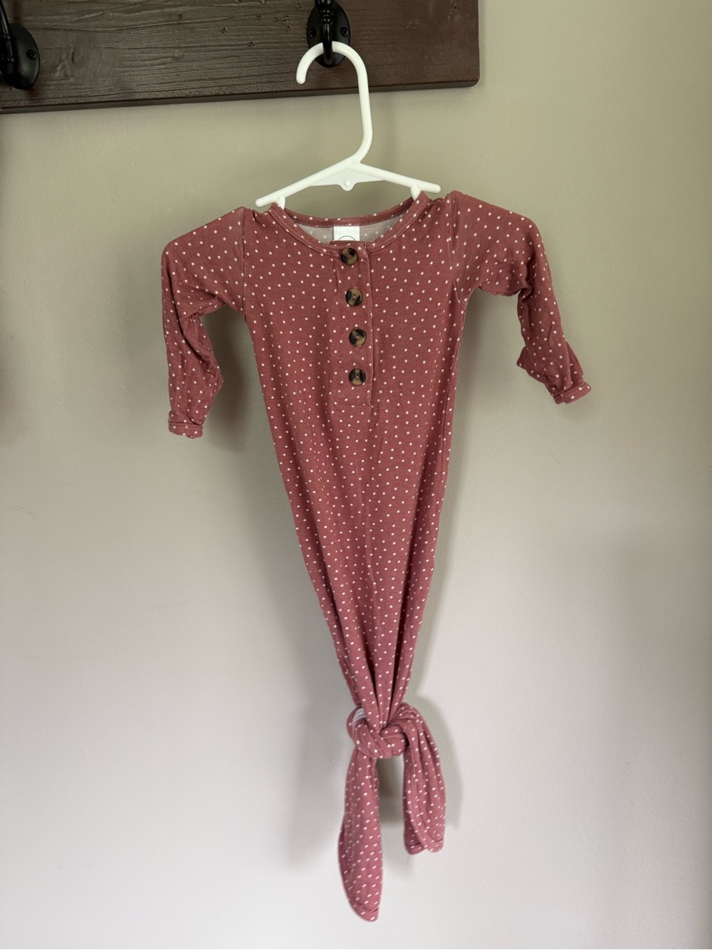 Lou Lou & Co Newborn knotted Gown